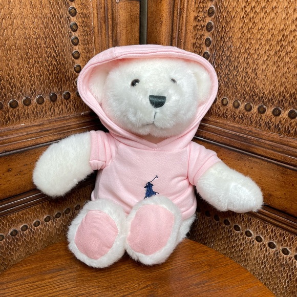 Ralph Lauren Romance White Plush Bear - Picture 2 of 5